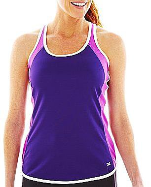 XersionTM Sleeveless Colorblock Mesh Tank