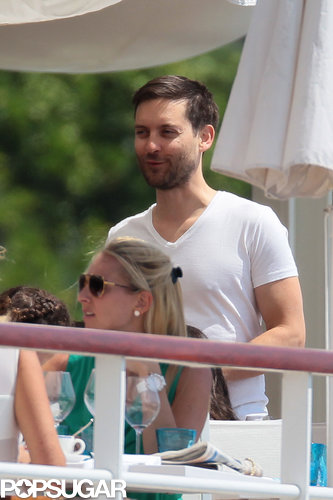 Tobey Maguire had lunch in Cap d'Antibes, France, ahead of the Cannes Film Festival.
Tobey Maguire had lunch in Cap d'Antibes, France, ahead of the Cannes Film Festival.