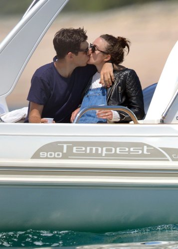 Keira Knightley and new husband James Righton showed PDA while celebrating their honeymoon in Corsica in May 2013.
Keira Knightley and new husband James Righton showed PDA while celebrating their honeymoon in Corsica in May 2013.