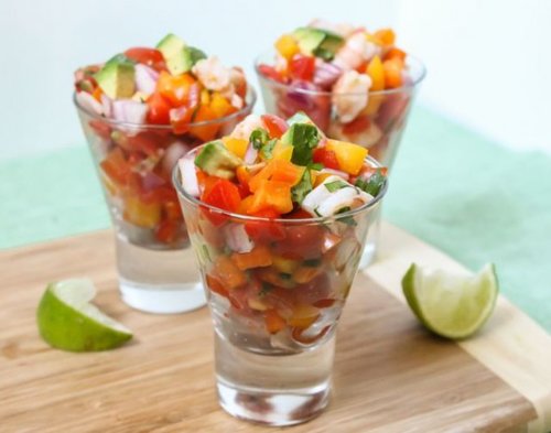 Pico de Gallo Shrimp Cocktails
