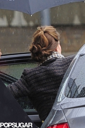 Kate Middleton Keeps It Comfortable in Sneakers During a Rainy Shopping Trip Kate Middleton Keeps It Comfortable in Sneakers During a Rainy Shopping Trip