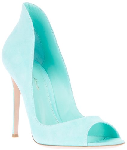 Gianvito Rossi peep-toe pump