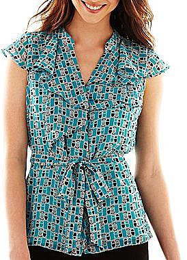 Worthington® Ruffle Blouse