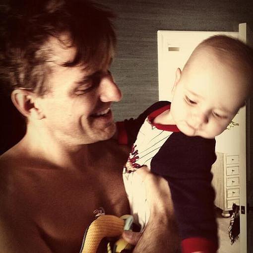 Giuliana Rancic shared a sweet snap of her husband, Bill, and their young son, Edward.
Source: Twitter user GiulianaRancic
Giuliana Rancic shared a sweet snap of her husband, Bill, and their young son, Edward.
Source: Twitter user GiulianaRancic