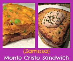 Samosa Monte Cristo Sandwich