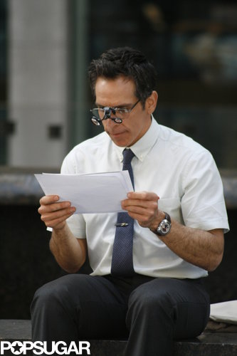 Ben Stiller acted out scenes from his new film.
Ben Stiller acted out scenes from his new film.