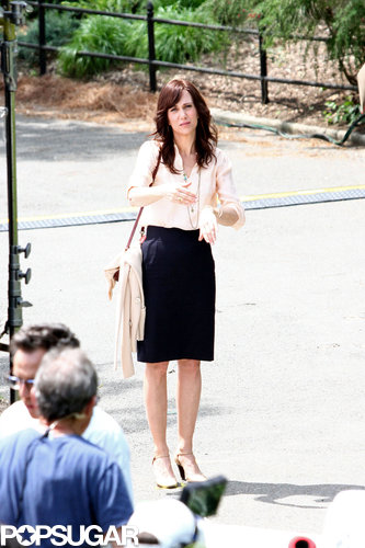 Kristen Wiig was on set on Thursday in NYC.
Kristen Wiig was on set on Thursday in NYC.