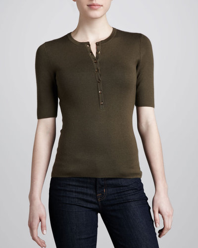 MICHAEL KORS Cashmere Henley