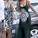 Lauren Moshi Savannah Flower Power Long Tank Maxi Dress in Black