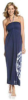 Raviya Smocked Top Long Length Tie-Dye Maxi Dress with Rhinestone Detail