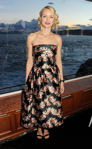Naomi Watts looked lovely in a strapless floral Dolce & Gabbana midi-length dress at the For the Love of Cinema affair at Cannes.
Naomi Watts looked lovely in a strapless floral Dolce & Gabbana midi-length dress at the For the Love of Cinema affair at Cannes.