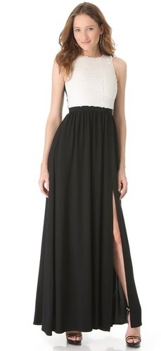 Peter som Sleeveless Crepe Gown