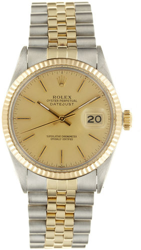 Rolex Stainless-Steel and 18k Yellow Gold Datejust Watch (c. 1980s)