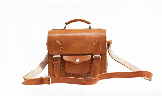 Hand-Stitched Brown Camera Bag Hand-Stitched Brown Camera Bag