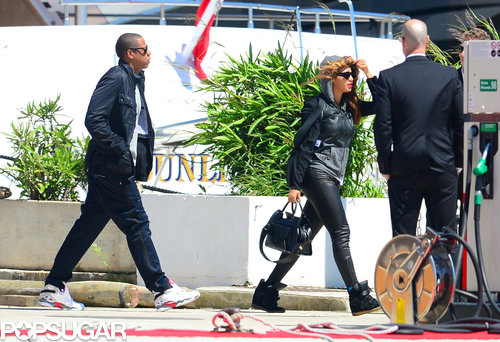 Jay-Z and Beyoncé Knowles headed out to a yacht off the coast of France.
Jay-Z and Beyoncé Knowles headed out to a yacht off the coast of France.