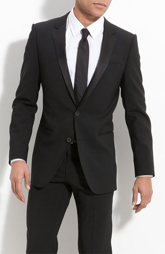HUGO 'Aikin Hollo' Trim Fit Wool Tuxedo (Free Next Day Shipping) (Online Exclusive)