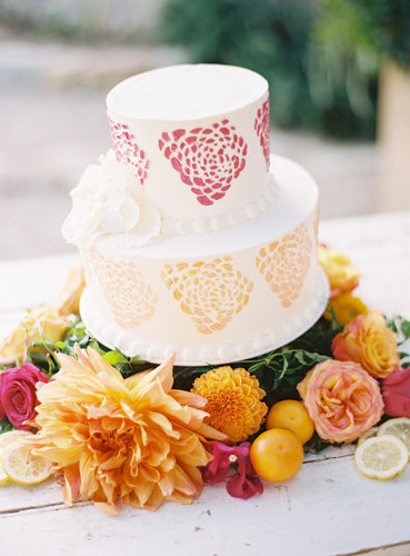 The watercolor details on this cake are so unexpected and fun — what else could you ask of your wedding-day dessert?
Photo by Ryan Ray Photography via Style Me Pretty
The watercolor details on this cake are so unexpected and fun — what else could you ask of your wedding-day dessert?
Photo by Ryan Ray Photography via Style Me Pretty