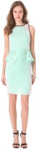 Suboo Take Me to Monaco Peplum Dress