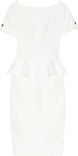 Burberry London Woven peplum dress