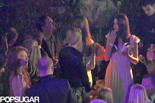 Leonardo DiCaprio attended the de Grisogono party on Tuesday.
Leonardo DiCaprio attended the de Grisogono party on Tuesday.