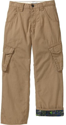 Boys Jersey-Lined Cargos