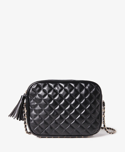 FOREVER 21 Quilted Spiked Crossbody