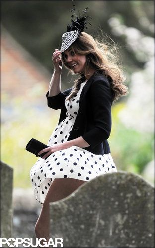 Kate Middleton Gets Swept Away at a Friend's Windy Wedding Kate Middleton Gets Swept Away at a Friend's Windy Wedding