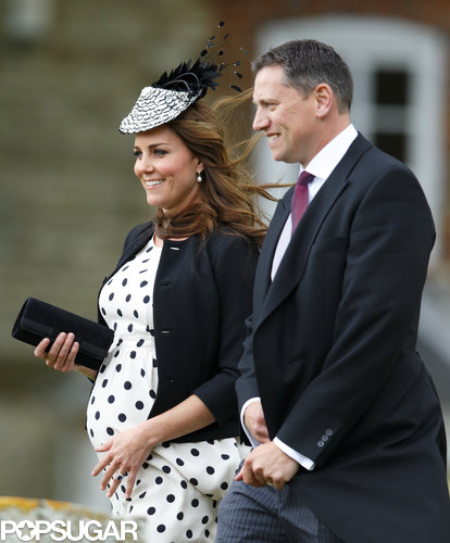 Kate Middleton Gets Swept Away at a Friend's Windy Wedding Kate Middleton Gets Swept Away at a Friend's Windy Wedding