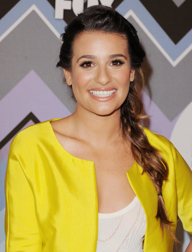 Lea Michele's undone braid/ponytail hybrid at the Fox All-Star Party is easy enough for everyday wear.
Lea Michele's undone braid/ponytail hybrid at the Fox All-Star Party is easy enough for everyday wear.