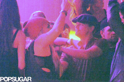 Leonardo DiCaprio danced with a woman in Cannes.
Leonardo DiCaprio danced with a woman in Cannes.