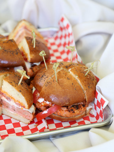 Lemon-Scented Salmon-Icious Burgers Lemon-Scented Salmon-Icious Burgers