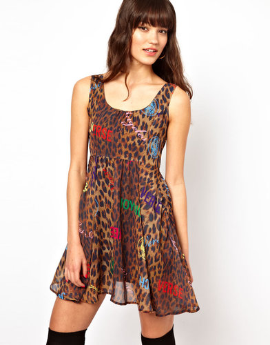 Joyrich Leopard Print Mini Dress