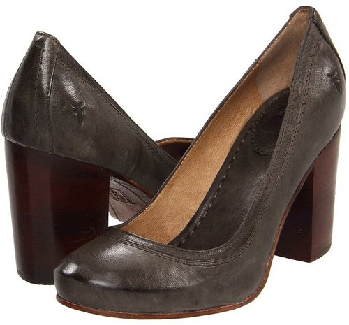 Frye - Carson Pump (Charcoal Antique Soft Full Grain) - Footwear