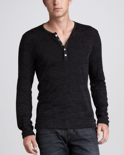 John Varvatos Star USA Thermal Henley