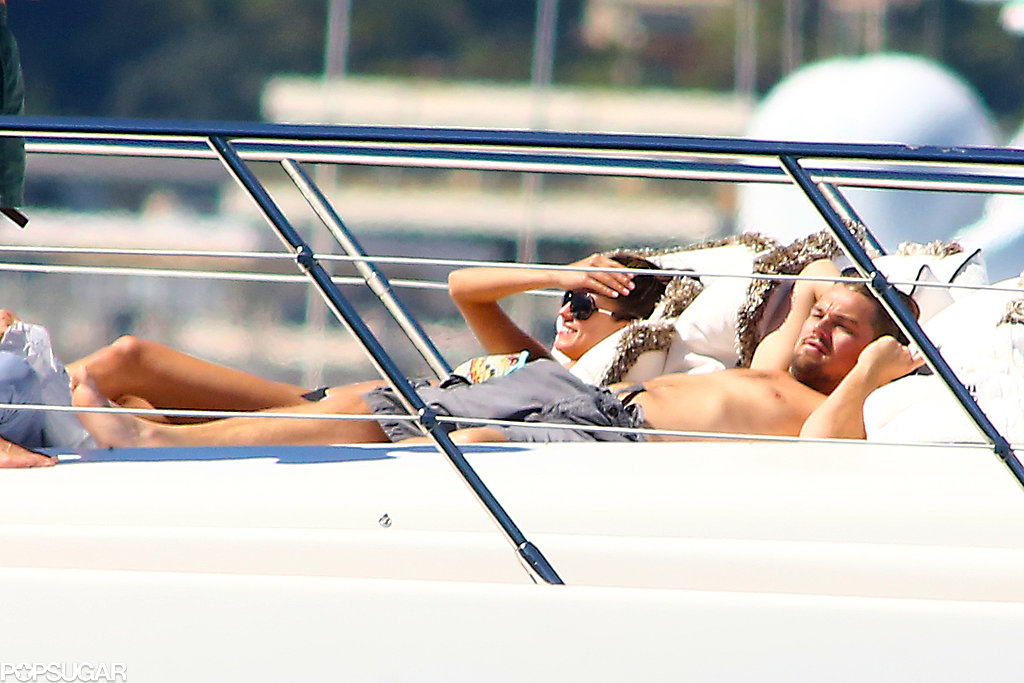 Leonardo DiCaprio relaxed shirtless on a yacht with a group of models in the South of France in May.
Leonardo DiCaprio relaxed shirtless on a yacht with a group of models in the South of France in May.