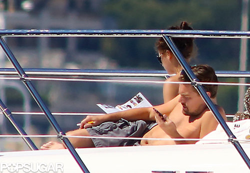 Leo Lounges Shirtless on a Yacht Surrounded By Ladies Leo Lounges Shirtless on a Yacht Surrounded By Ladies
