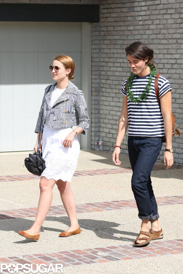 Dianna Agron left the bash with a friend.
Dianna Agron left the bash with a friend.