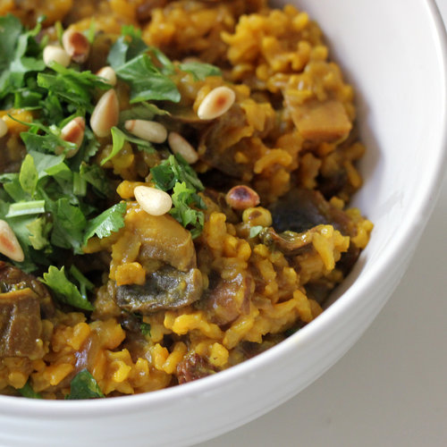 Turmeric-Spiced Mushroom Pilaf Turmeric-Spiced Mushroom Pilaf