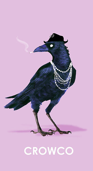 Crowco Chanel
The Concept: "Determined to be more than just another corvine orphan, Crowco channeled her industrious spirit and deft claw-beak coordination to usher in a new era of avian fashion — one fish bone, strand of hair, and burlap scrap at a time. Her sleek silhouettes and murderous perfumes led Harper's Cawzaar to trill, 'The chick who hasn't at least one Crowco best leave the flock. CU-CAW!'"
The Real Deal: The fashion world will forever thank the universe for French designer Coco Chanel, who brought us iconic pieces like the classic quilted bag.
Crowco Chanel
The Concept: "Determined to be more than just another corvine orphan, Crowco channeled her industrious spirit and deft claw-beak coordination to usher in a new era of avian fashion — one fish bone, strand of hair, and burlap scrap at a time. Her sleek silhouettes and murderous perfumes led Harper's Cawzaar to trill, 'The chick who hasn't at least one Crowco best leave the flock. CU-CAW!'"
The Real Deal: The fashion world will forever thank the universe for French designer Coco Chanel, who brought us iconic pieces like the classic quilted bag.