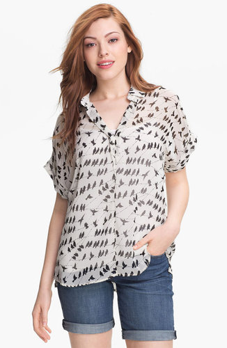 Pleione Print Boxy Blouse
