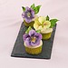 Sugar Paste Pansy Cupcakes