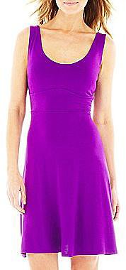 a.n.a® Cutout Fit-and-Flare Dress