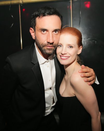 Riccardo Tisci and Jessica Chastain (wearing Givenchy) at Riccardo Tisci's International CFDA Award Celebration in New York.
Photo: David X PruttingBFAnyc.com
Riccardo Tisci and Jessica Chastain (wearing Givenchy) at Riccardo Tisci's International CFDA Award Celebration in New York.
Photo: David X PruttingBFAnyc.com