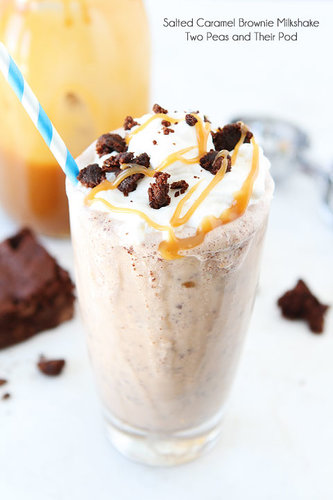 Salted Caramel Brownie Milkshake Salted Caramel Brownie Milkshake
