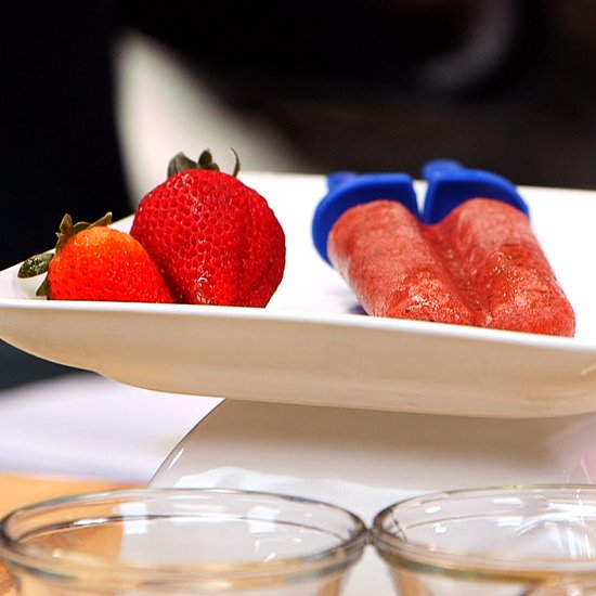 Strawberry-Basil Limeade Popsicle Strawberry-Basil Limeade Popsicle