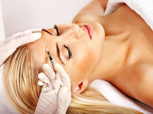 Young Women Getting Cosmetic Treatments