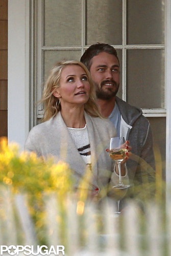 Cameron Diaz and Taylor Kinney prepared to film a scene.
Cameron Diaz and Taylor Kinney prepared to film a scene.