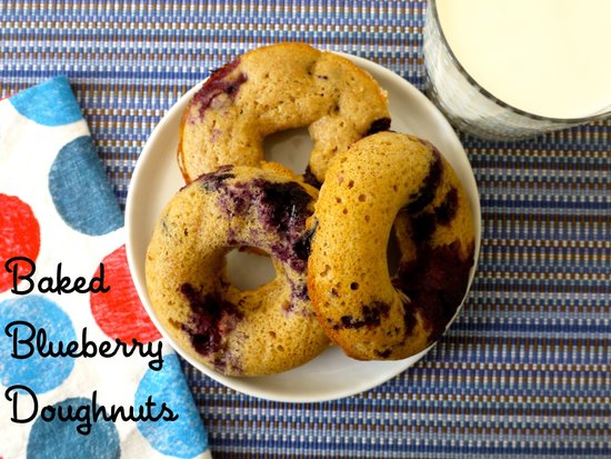 Baked Blueberry Doughnuts Baked Blueberry Doughnuts