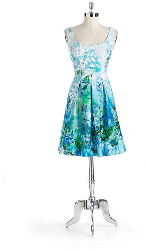 NINE WEST Flower Print Dress
