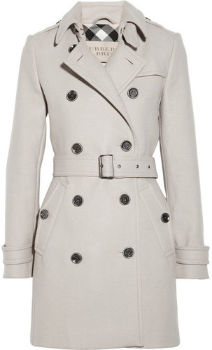 Burberry Brit Mid-length wool-blend trench coat